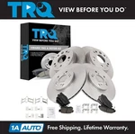 Trq Front & Rear Posi Ceramic Brake Pad Rotor Kit Sides For Acura Tl. Fixed Price $195.95.