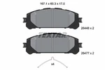Textar 2644801 Brake Pad Set, Disc For, Lexus, Suzuki, Toyota. Fixed Price $73.29.