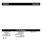 Brake Drum-c-tek Standard Centric 123.63015. Fixed Price $122.95.