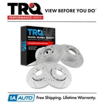 Trq Performance Front & Rear Brake Rotors Set Audi Volkswagen. Fixed Price $128.95.