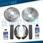 Lug Rear Brake Drums Shoes Kit For 2009-2011 Chevrolet Cobalt Hhr Pontiac G5. Fixed Price $86.51.