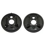 Rear Drum Backing Plates 9-1/2" Brakes 1964-77 Chevelle Firebird Cutlass 2PC. Fixed Price $145.00.