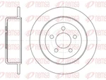 Remsa 61271.00 Brake Disc For Dodge, Jeep. Fixed Price $69.32.