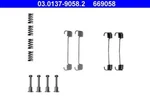 Ate Parking Brake Shoes Accessory Kit For Bmw E21 E30 34419064266. Fixed Price $18.89.