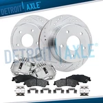 Rear Drilled Rotors Calipers Brake Pads For Blazer Jimmy Sonoma Hombre Bravada. Fixed Price $205.63.