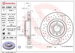 2X 09.C895.1X Brembo Brake Disc For Audi. Fixed Price $309.83.