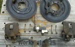 Jeep Cherokee Dana 35 Rear Drum To Disc Brake Conversion Kit. Fixed Price $180.00.