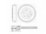 Rr Brake Drum Fvp 666819. Fixed Price $57.07.