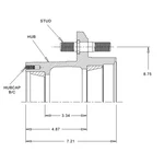 Webb 10519--MLT80 Lh Assy L/nuts W/80 Abs. Fixed Price $1095.14.