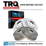 Trq Performance Front & Rear Brake Rotors Set Fits Dodge. Fixed Price $234.95.