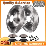 Rear Disc Rotors Ceramic Brake Pads Kits For Chevy Impala Pontiac Grand Prix. Fixed Price $49.73.