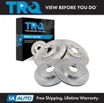 Trq Front & Rear Brake Rotors Set Fits 2011-2014 Ford Mustang. Fixed Price $184.95.