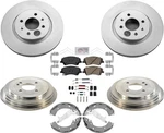 Front Disc Brake Rotors Pads Drums Shoes Fits Hyundai Accent 18-22 W/ Rear. Fixed Price $268.00.