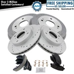 Front & Rear Brake Pad Rotor,shoe Drum Kit Fits 1998-2002 Honda Accord. Fixed Price $204.85.