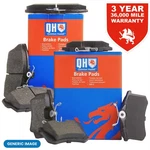 Front & Rear Brake Pad Set For Disc Fits Land Rover Range Evoque. Fixed Price $81.93.