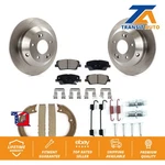 Rear Disc Rotors Ceramic Pads Parking Shoes Hardware Kit For Hyundai Santa Fe. Fixed Price $139.48.