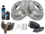Rear Diy Solutions Brake Pad Rotor Shoe Drum Kit Fits Jeep Wrangler 2007 89SVSJ. Fixed Price $145.43.