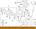 Hyundai Oem 10-14 Tucson Rear Brake-backing Plate Splash Dust Shield 582522S300. Fixed Price $166.90.