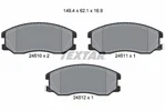 Textar 2451001 Brake Pad Set, Disc For Chevrolet, (sgm), Daewoo, Ho. Fixed Price $62.31.