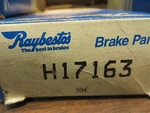 Brake Hardware Kit Raybestos Nos # H17163. Fixed Price $9.88.