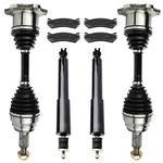 Front Cv Axle & Brake Pads Struts For Chevrolet Silverado 1500 1999-2004. Fixed Price $210.49.
