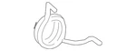 Genuine Volkswagen Spring 5K0-615-296. Fixed Price $18.64.