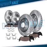 Front & Rear Drilled Slotted For Infiniti I30 Rotor Pad Brakes Kit. Fixed Price $151.82.