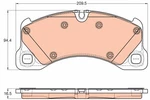 Trw GDB1969 Brake Pad Set, Disc For Porsche, Vw. Fixed Price $95.48.