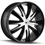 Mazzi 337 Edge 22X8.5 5X110/5X115 +35MM Black/machined Wheel Rim 22" Inch. Fixed Price $312.99.