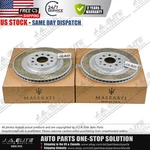 2PCS Rear Brake Rotor With Holes Fit Maserati Quattroporte Ghibli 17+, 670035019. Fixed Price $330.73.