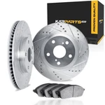 For Dodge D150/W150 1990 1991 1992 1993 Rotors Silver Drilled And Slotted. Fixed Price $565.62.