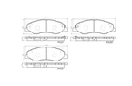 Brembo P28102N Front Prime Ceramic Brake Pad For 2018-2020 Honda Odyssey. Fixed Price $96.23.
