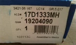 Acdelco 17D1333MH Brake Pads. Fixed Price $54.95.