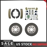 Rear Kit Brake Drums & Shoes Hardware Fits 1990 Sentra - Raybestos. Fixed Price $229.54.