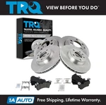 Trq Front Rear Posi Ceramic Disc Brake Pad & Rotor Kit For Vw Porsche Audi. Fixed Price $339.95.