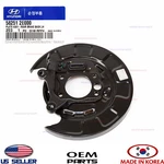 Genuine Rear Brake Backing Plate Driver Side Tucson 05-09 / Sportage 06-09 2WD. Fixed Price $89.95.