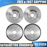 Brembo Front Brake Rotors & Rear Drums Set For Toyota Corolla 2009-2018. Fixed Price $344.21.