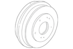 Genuine Honda Drum Rear Brake 42610-S0X-305. Fixed Price $128.78.