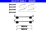 Ate 03.0137-9269.2 Accessory Kit, Parking Brake Shoes Rear Axle For Chrysler Me. Fixed Price $27.37.