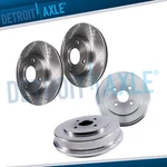 4-LUG Front Brake Rotor Rear Drums For 03-08 Chevy Cobalt Pontiac G5 Pursuit Ion. Fixed Price $116.83.