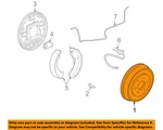 Gm Oem 05-08 Sierra 1500 Classic Components-brake Drum 19133374. Fixed Price $217.35.
