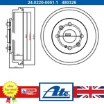 Brand New Brake Drum For Mazda 07-15 DF71-26-251. Fixed Price $193.56.