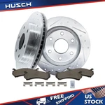 305MM Front Drilled Rotors Ceramic Brake Pads For Chevy Tahoe Sierra 1500. Fixed Price $92.99.
