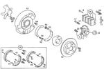 Genuine Mercedes-benz Expansion Lock Drum Brake 201-420-05-89. Fixed Price $26.38.