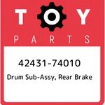 42431-74010 Toyota Drum Sub-assy, Rear Brake 4243174010, New Genuine Oem Part. Fixed Price $133.45.