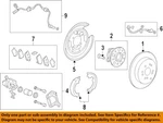 Honda Oem 05-16 Cr-v,rdx Rear Suspension Brake Components-rotor 42510T0GA04. Fixed Price $103.51.