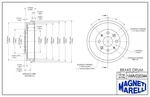 Brake Drum Magneti Marelli 1AMVD20344. Fixed Price $83.79.