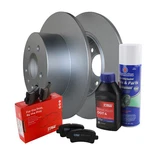 Rear Brake Kit 286MM Rotors Trw Low-met Pads For 9-3 900 L100 L200 Ls LW1 LW300. Fixed Price $69.95.