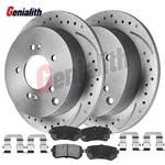 Rear Rotors + Pads For Hyundai Tucson 4WD Brakes And Kit. Fixed Price $71.56.