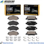 Front Rear Ceramic Brake Pads For 2007-2018 Jeep Wrangler 3.6L 3.8L Oe Spec Us. Fixed Price $33.89.